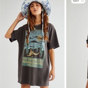 FREE PEOPLE Willie Nelson Tee Dress